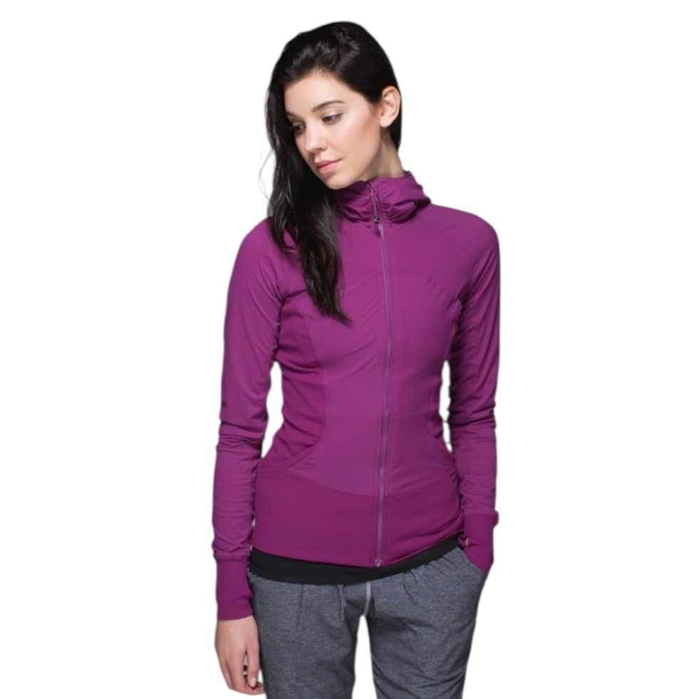 Lululemon In Flux Regal Plum Reversible Jacket Size 4